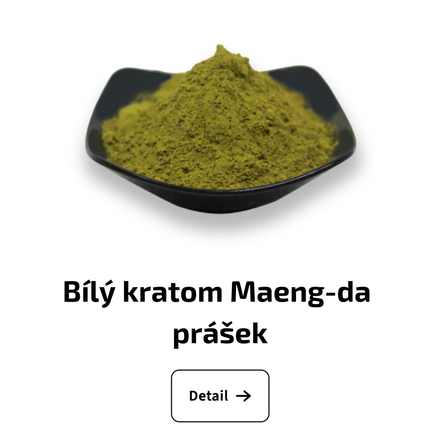 bily kratom v prasku